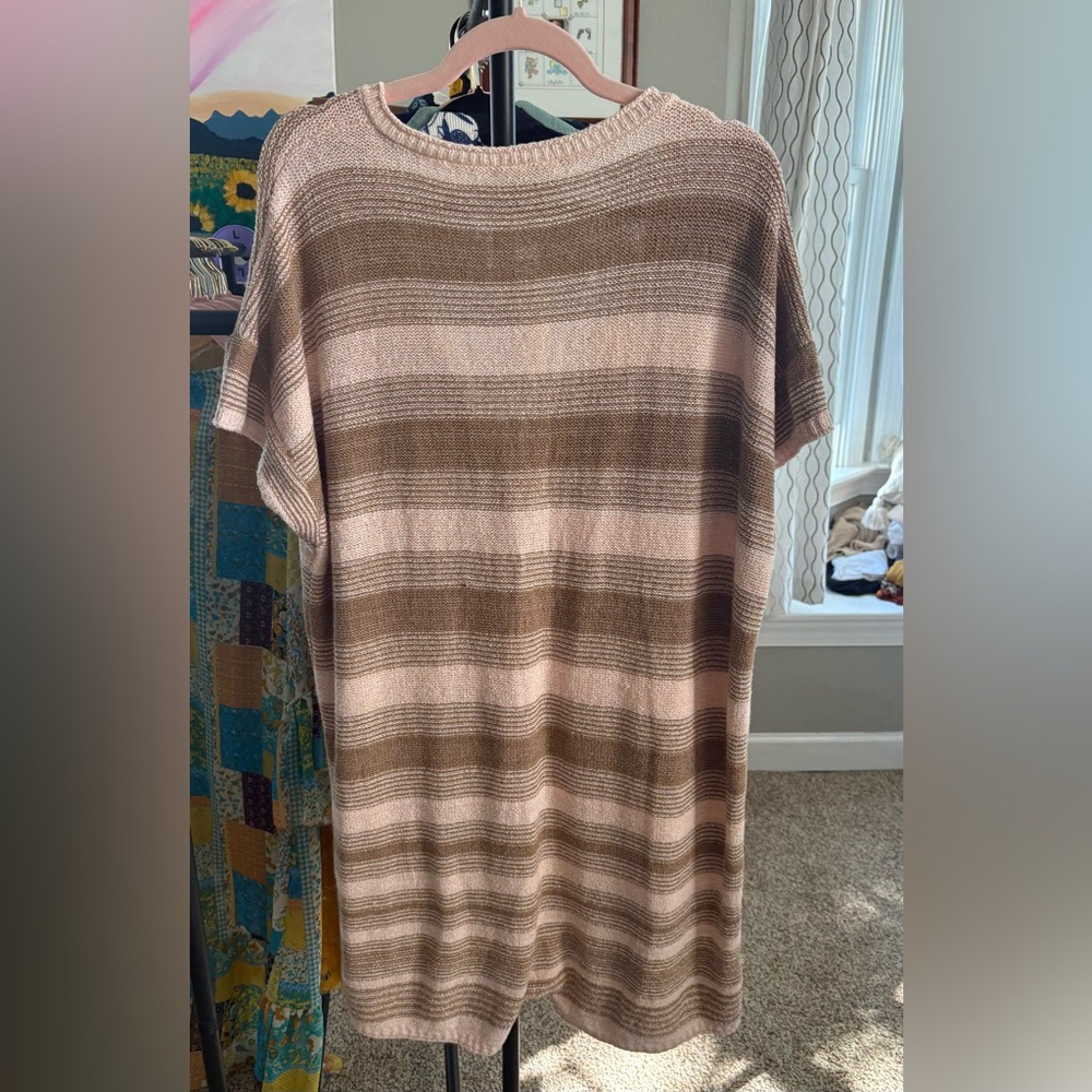 NWT Anthropologie Sat/Sun Jaden Warm Knit Striped Romper XL - Picture 6 of 8